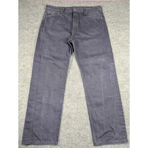 Levis 501 Jeans Mens 38x32 Blue Button Fly Western Cowboy Y2K 37x29‎